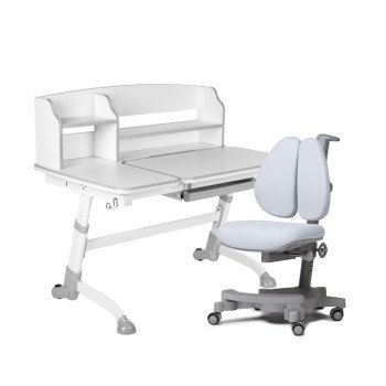 Комплект парта Amare II Grey + кресло Brassica Grey