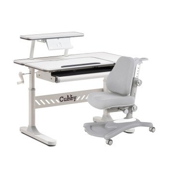 Комплект парта Tulipa Grey + кресло Sorridi Grey