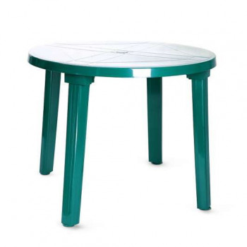 Стол круглый зеленый D90 (АГЗ)