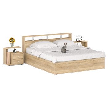 Камелия Кровать 1800 + две тумбы