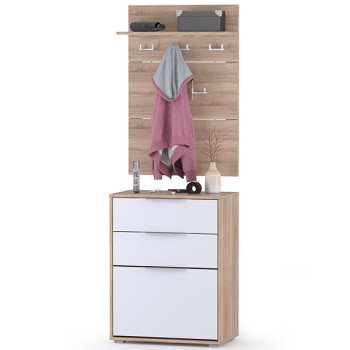 Куба Прихожая 6, обувница 13.113 + Вешалка 10.122