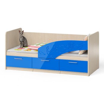 Кровать детская Капитан 1,8П ПРАВАЯ