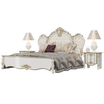 Дольче Вита СДВ-03 Кровать 1800 + ортопед + две Тумбы