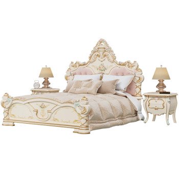 Людовик СЛ-03 Кровать 1800 + ортопед + две тумбы