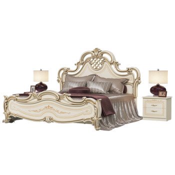 Грация СГ-10Ш Кровать 1800 + ортопед + две СГ-05 Тумбы