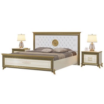 Версаль СВ-04МИБК Кровать 1800 + ортопед + две СВ-05 Тумбы