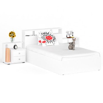 Камелия Кровать 1200 + две тумбы