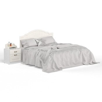 Ливерпуль Кровать 11.08 + основание + ножки + Тумба 08.146 + Полка 10.117