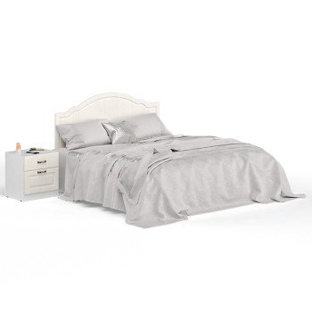 Ливерпуль Кровать 11.08 + основание + ножки + Тумба 08.146