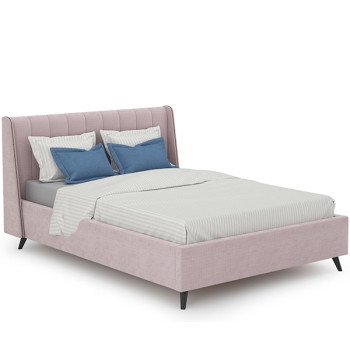 ИСНЯТОКровать интерьерная Мелисса 1400, ткань Велюр Тори 45 велюр (ява), ШхГхВ 163х217х104 см., сп.м. 1400х2000, б/о, б/м