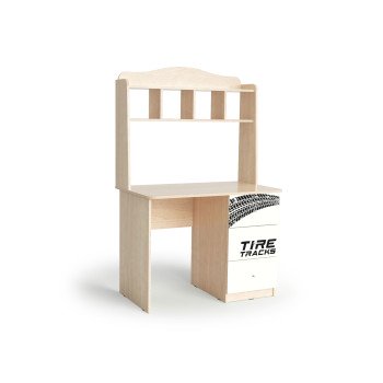 Стол письменный 'Машина', Шимо светлый/Белый