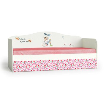 Кровать 'Девочки', Белый