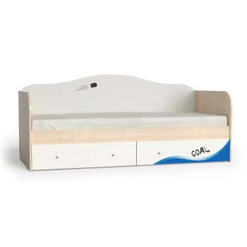 Кровать 'Хоккей' Шимо светлый/Белый