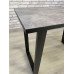 Стол Саен 8, Черный/Бетон