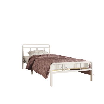 Кровать КМД 8 Леон 90 белая