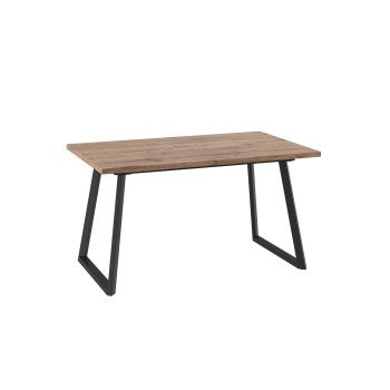 Стол Лофт Люкс 160 Дуб Веллингтон, Черный Стол Лофт Люкс 160 Дуб Веллингтон, Черный