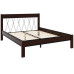 Кровать КМД 23 КАНТРИ 160 черный/шоколад Кровать КМД 23 КАНТРИ 160 черный/шоколад