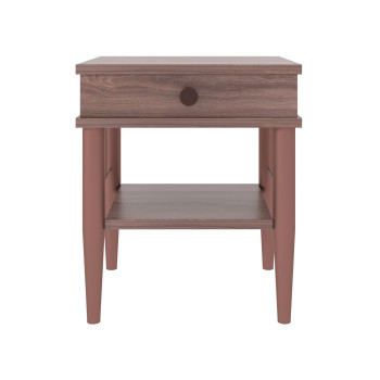 Тумба прикроватная ЛОРИ ММД 207, бронза/шимо темый