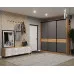 Шкаф-купе SLIM,184*60, Дуб вотан, Серый