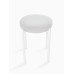 Табурет БОБ, Белый/SILVER LUX b20 Табурет БОБ, Белый/SILVER LUX b20