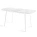 Стол Раунд мини 94, Стекло, Белый