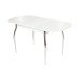 Стол Ривьера СВ, Стекло, Белый