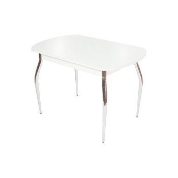 Стол Ривьера СВ, Стекло, Белый