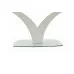 Стол Нотр Дам MODERNE стекло OPTIWHITE 1400(1800)*850, Капучино