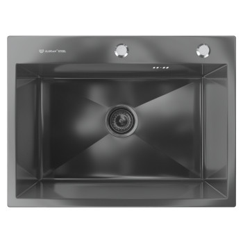 Кухонная мойка Ulgran Steel 600 черный