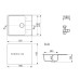 Кухонная мойка Ulgran Quartz Prima 605