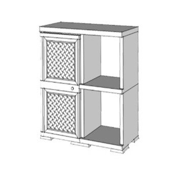 Шкаф пластиковый УЮТ Э-212