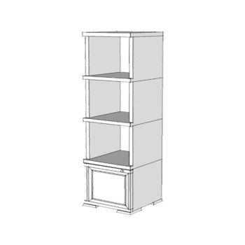 Шкаф пластиковый УЮТ Э-184