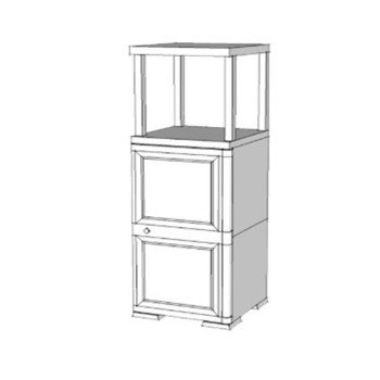 Шкаф пластиковый УЮТ Э-151