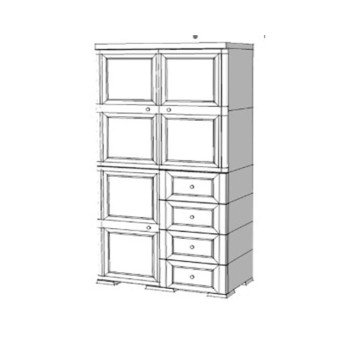 Шкаф пластиковый УЮТ Э-133