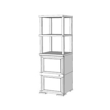 Шкаф пластиковый УЮТ Э-152