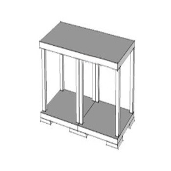 Шкаф пластиковый УЮТ Э-144