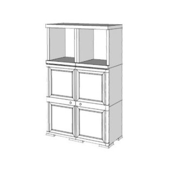 Шкаф пластиковый УЮТ Э-194