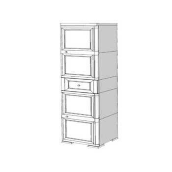 Шкаф пластиковый УЮТ Э-090