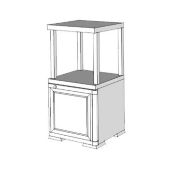 Шкаф пластиковый УЮТ Э-149 Шкаф пластиковый УЮТ Э-149