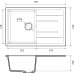Кухонная мойка GranFest Quadro 780L