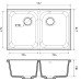 Кухонная мойка GranFest Quarz 15