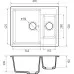 Кухонная мойка GranFest Quadro 610K