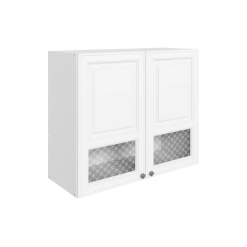 Мишель Шкаф навесной L800 Н720 (2 дв. окош.) (эмаль)