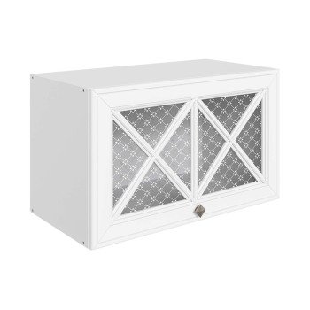 Мишель Шкаф навесной L600 Н360 (1 дв. крест.) (эмаль) Мишель Шкаф навесной L600 Н360 (1 дв. крест.) (эмаль)