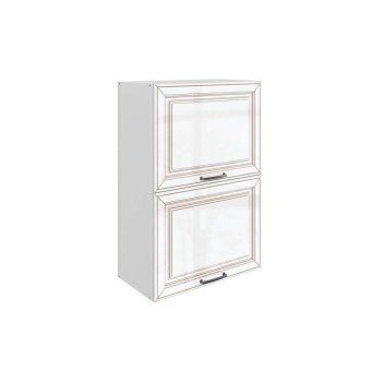 Атланта Шкаф навесной L600 H900 (2 дв. гл. гориз.) (эмаль)