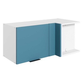 Стоун Шкаф навесной угл. L800х400 H360 (1 дв. гориз.)