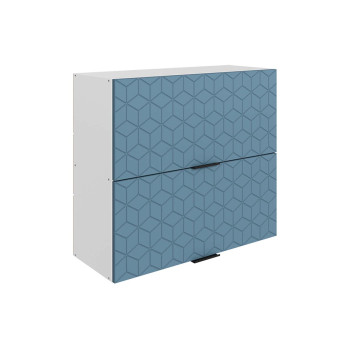 Стоун Шкаф навесной L800 Н720 (2 дв. гл. гориз.) с фрезеровкой