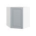 Мишель Шкаф навесной угл. L600x600 Н720 (1 дв. гл.) (эмаль)