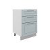 Мишель Шкаф рабочий L500 (3 ящ.) (эмаль)