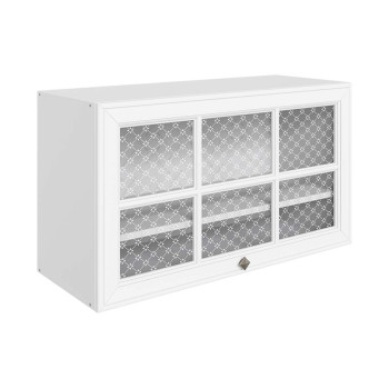 Мишель Шкаф навесной L800 Н450 (1 дв. реш. гориз.) (эмаль)